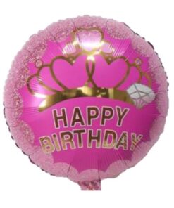 18 Inch Happy Birthday - Pinky Hearts