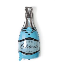 Blue Champagne Bottle