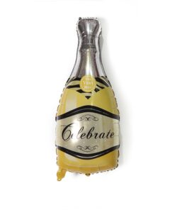 Yellow Champagne Bottle